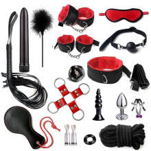 Red BD SM Webbing Strapping Set 17-Piece