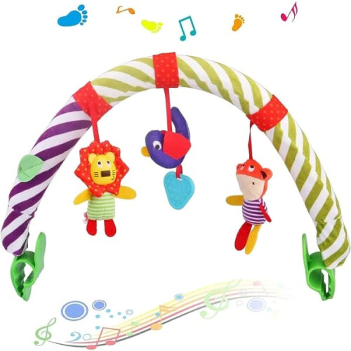 IC Activity Hoop with Rattle Toys and Universal Clips