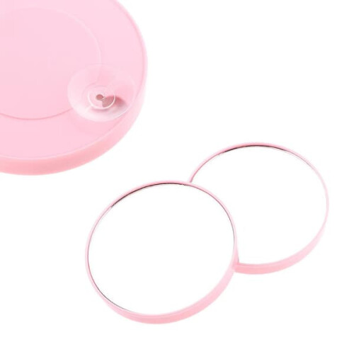 Makeup Mirror Pink 10x Magnification