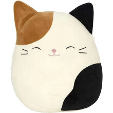 Squishmallows cat plush toy pillow, soft stuffed cartoon