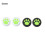 PS5 thumbstick grips silicone green 4 pcs 1