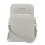 Umhängetasche, Handytasche mit Schultergurt, Damen, grau 1