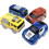 Glowing Track Car Toy Set with LED Lights 4pcs 1