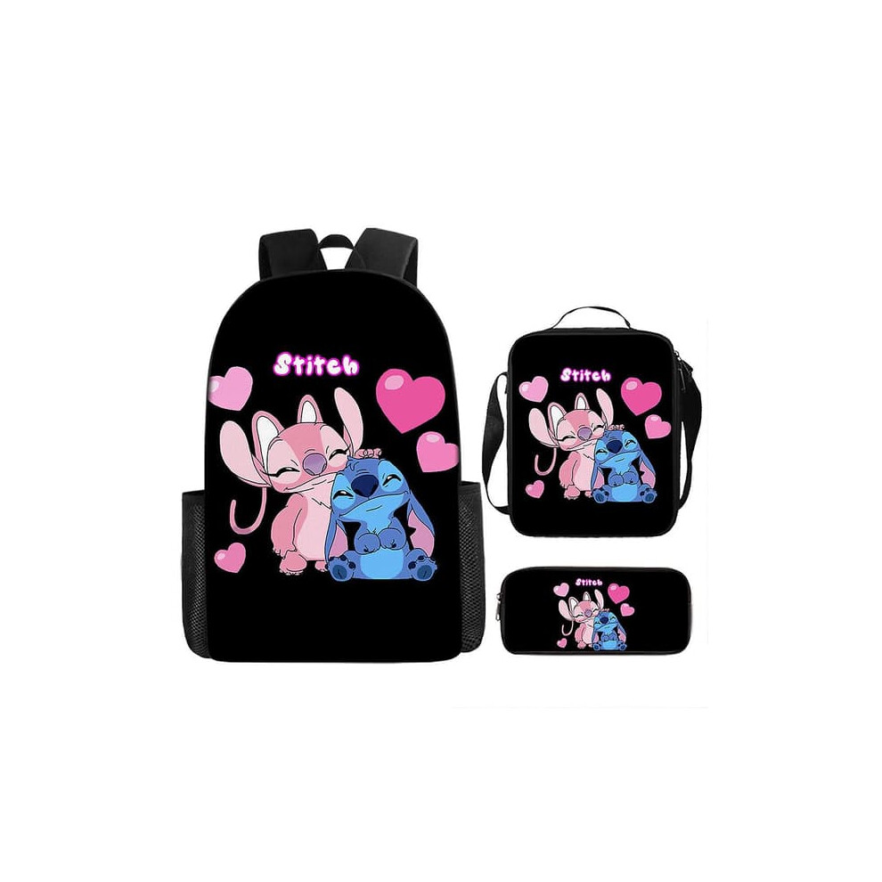 Stitch backpack set school bag Y-style 9-piece