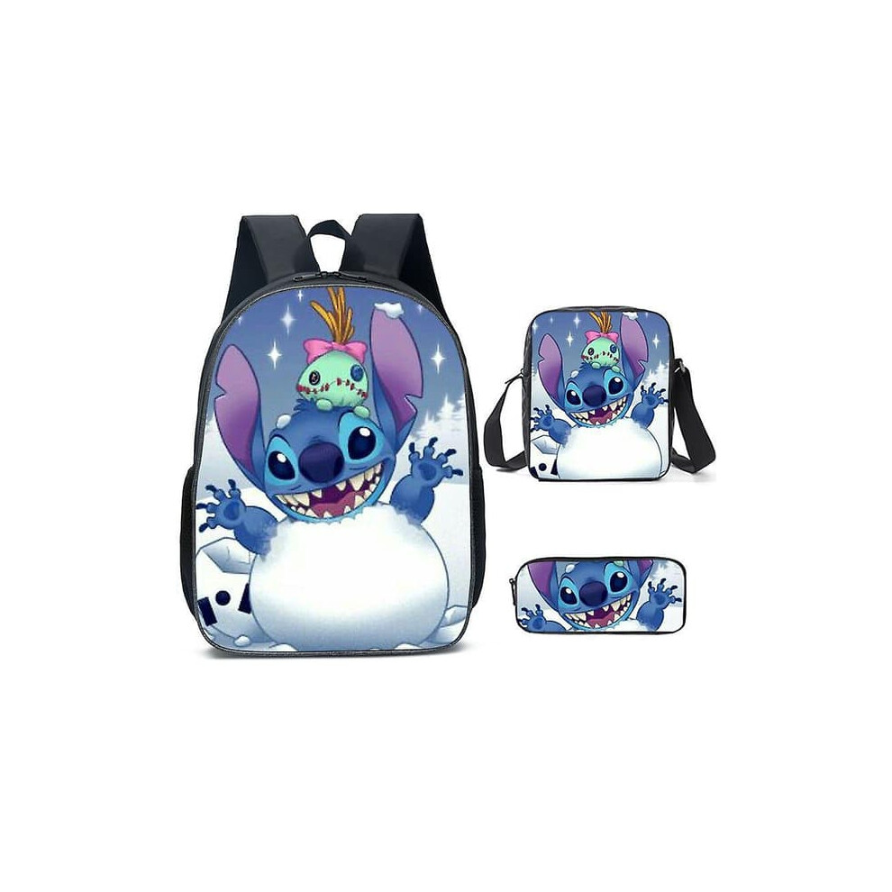 Stitch backpack set Y-style school bag 25L