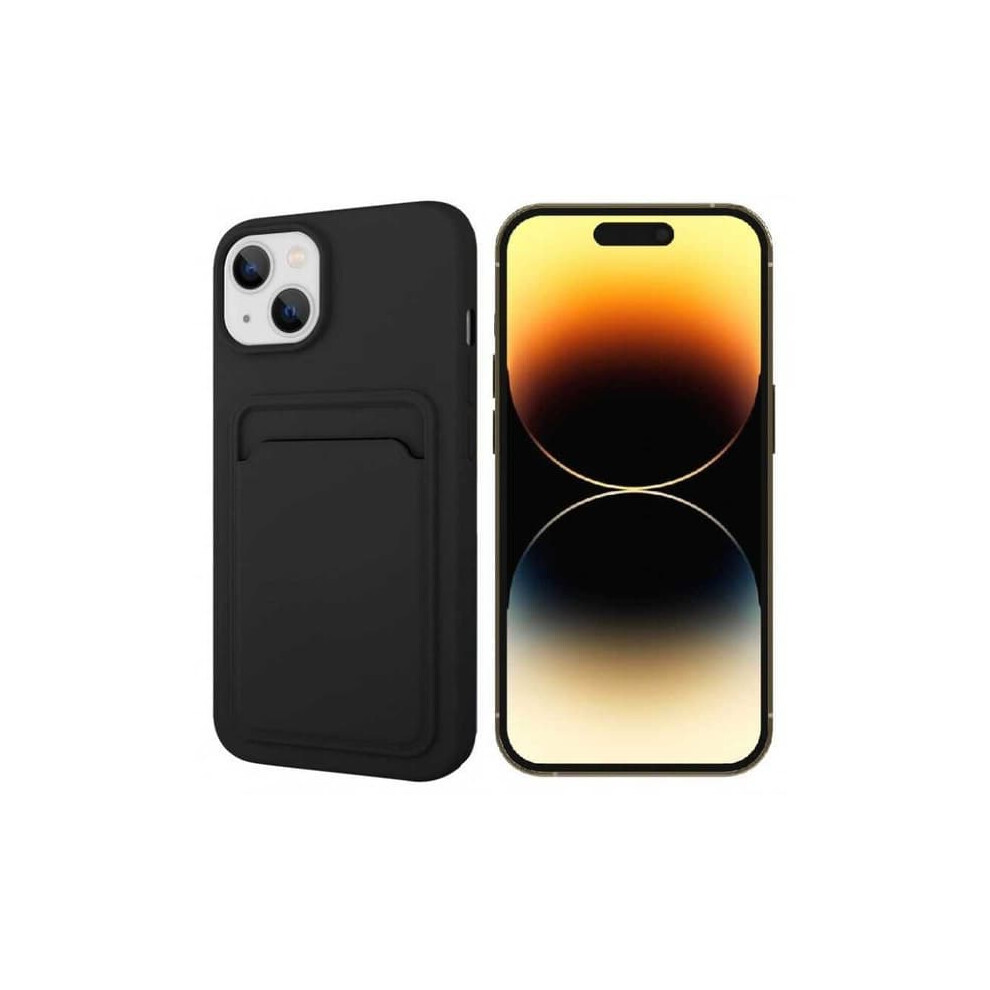 Iphone 13 Mini Shockproof Rubber Case With Card Slot 962029669593