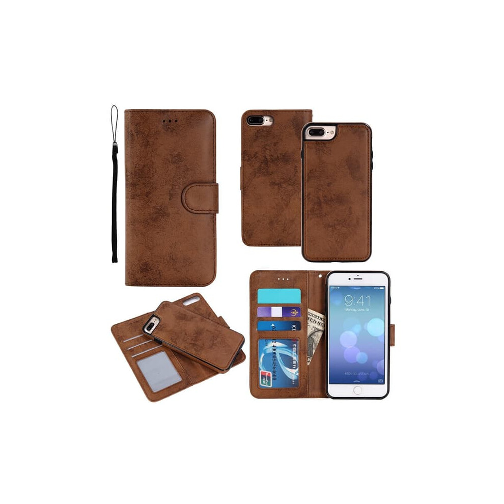iPhone 8 Plus case with smart function brown