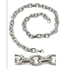 Anchor Link Necklace Stainless Steel 6mm 50cm