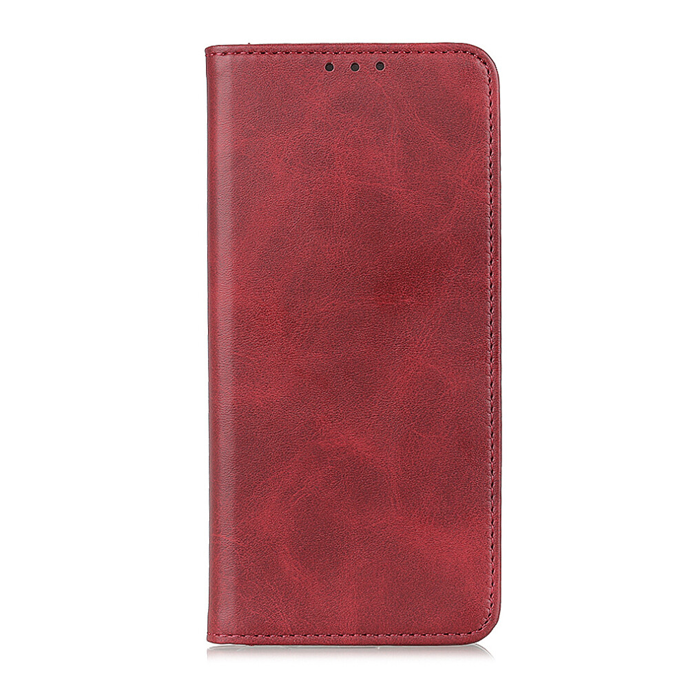 (Red) For Xiaomi Mi A5 Nfc (Eu) (173.45Mm) Case Split Leather Flip Wallet Phone Cover Red 6914296794977