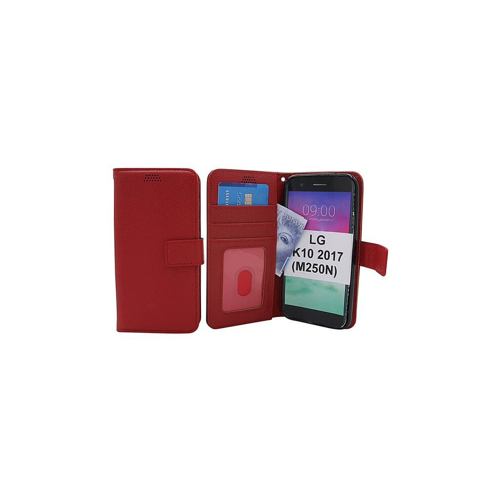 Lg K10 2017 (M250n) Stand Case Wallet Red 962029671008