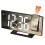 LED wall clock with ceiling projection, time and 1