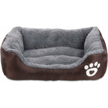 Dog Bed Brown Non-Slip Cushion for Small to Medium Dogs