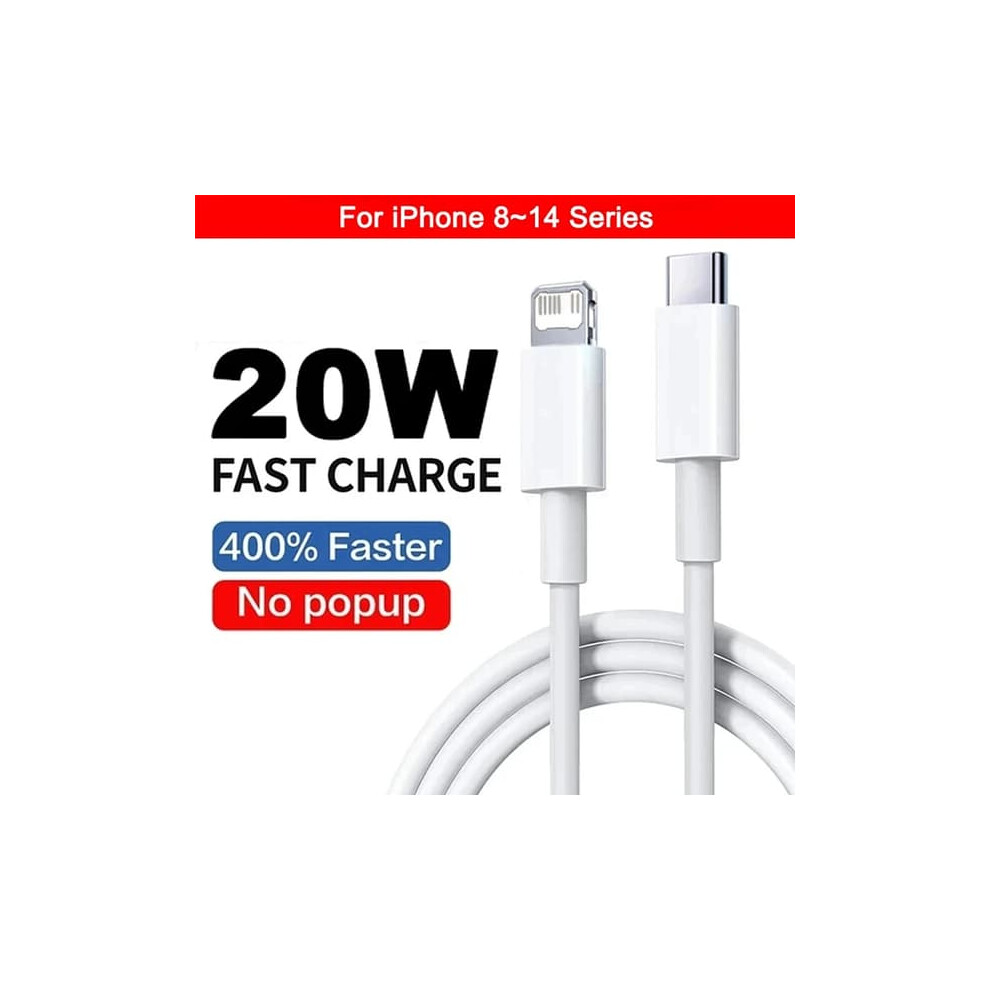 20W Pd Fast Charger For Iphone Usb-C Cable 2M 962029673071