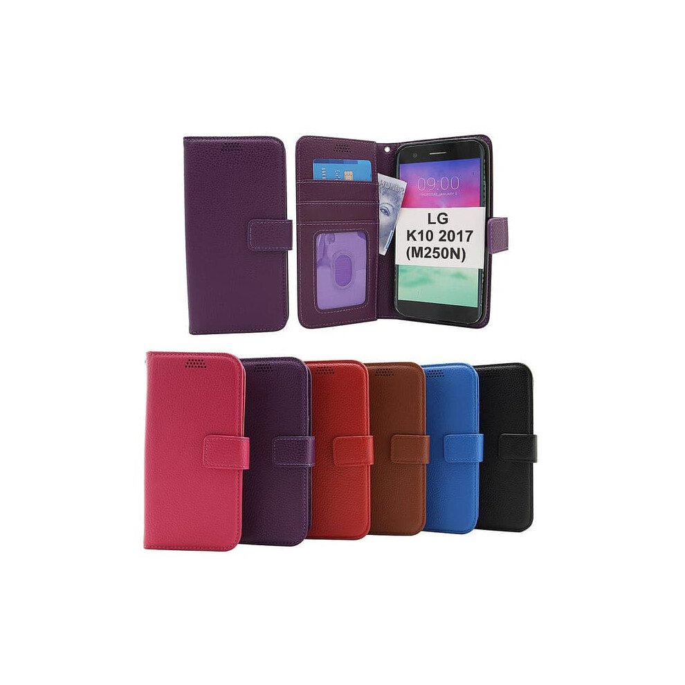 Lg K10 2017 (M250n) Stand Case Wallet Black 962029670995