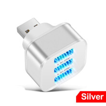 Car USB Charging Extender 2.0 Silver 3-Port
