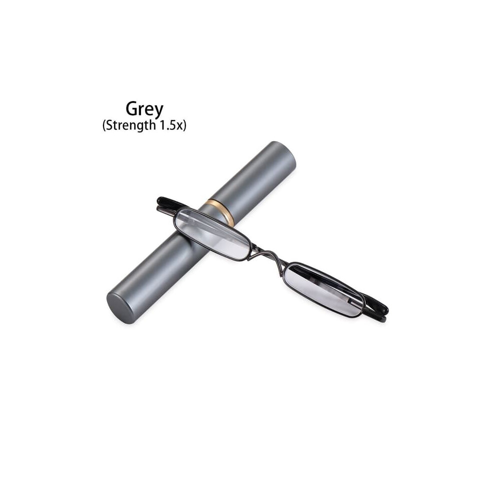 Slim Reading Glasses 1.5X Gray 962125871760