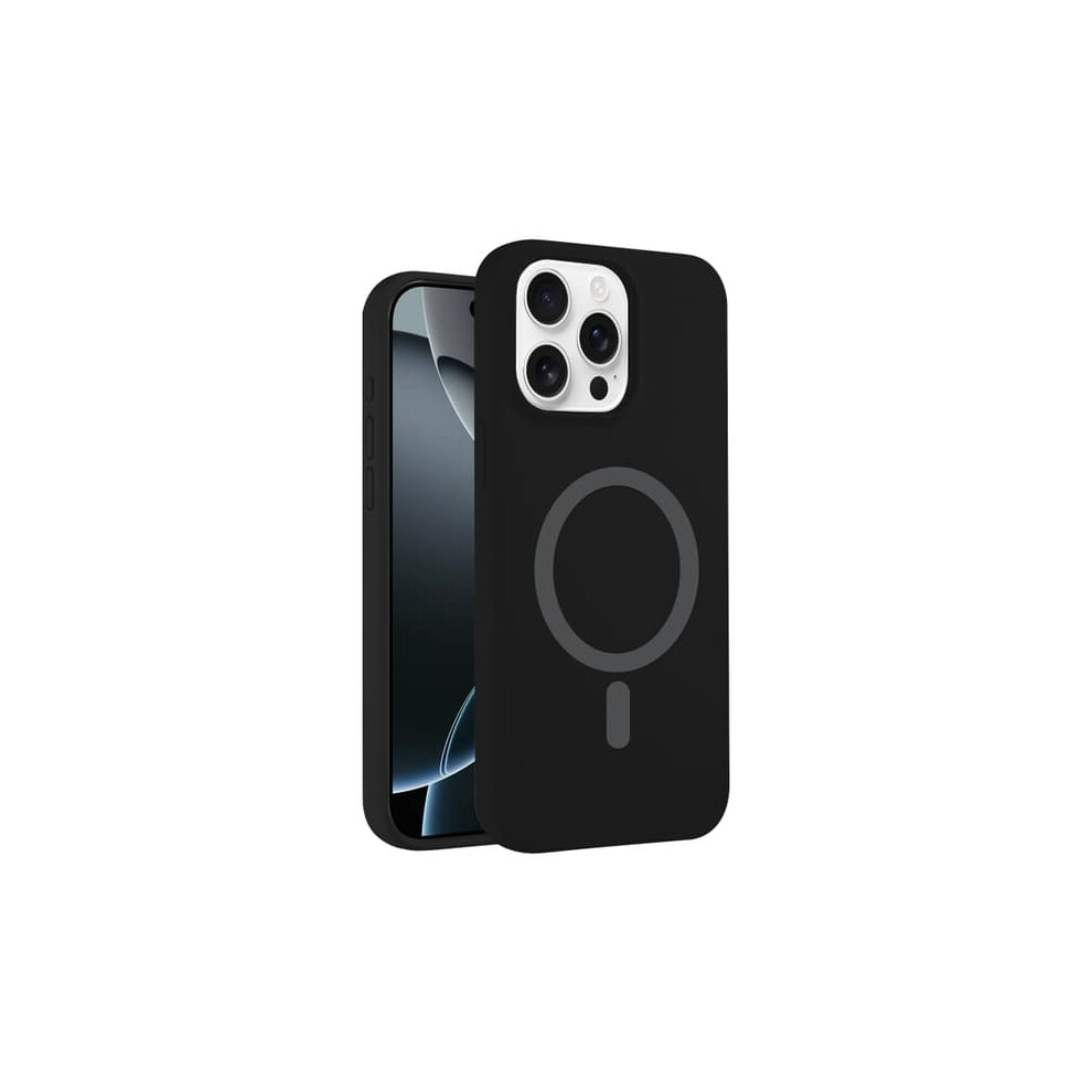 Iphone 16 Pro Max Liquid Silicone Magsafe Case Black 962125852226