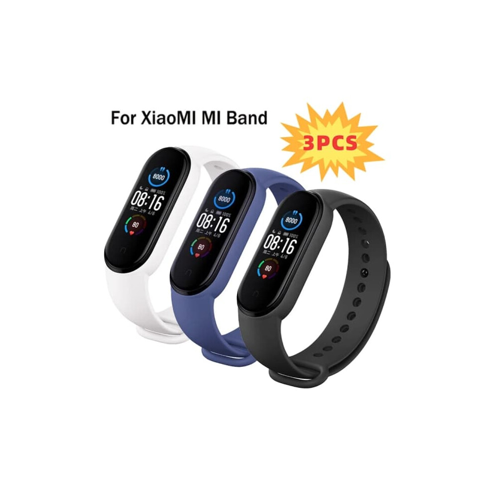 Mi Band Wristbands Silicone Replacement For Models 3-7, 3 962029346364