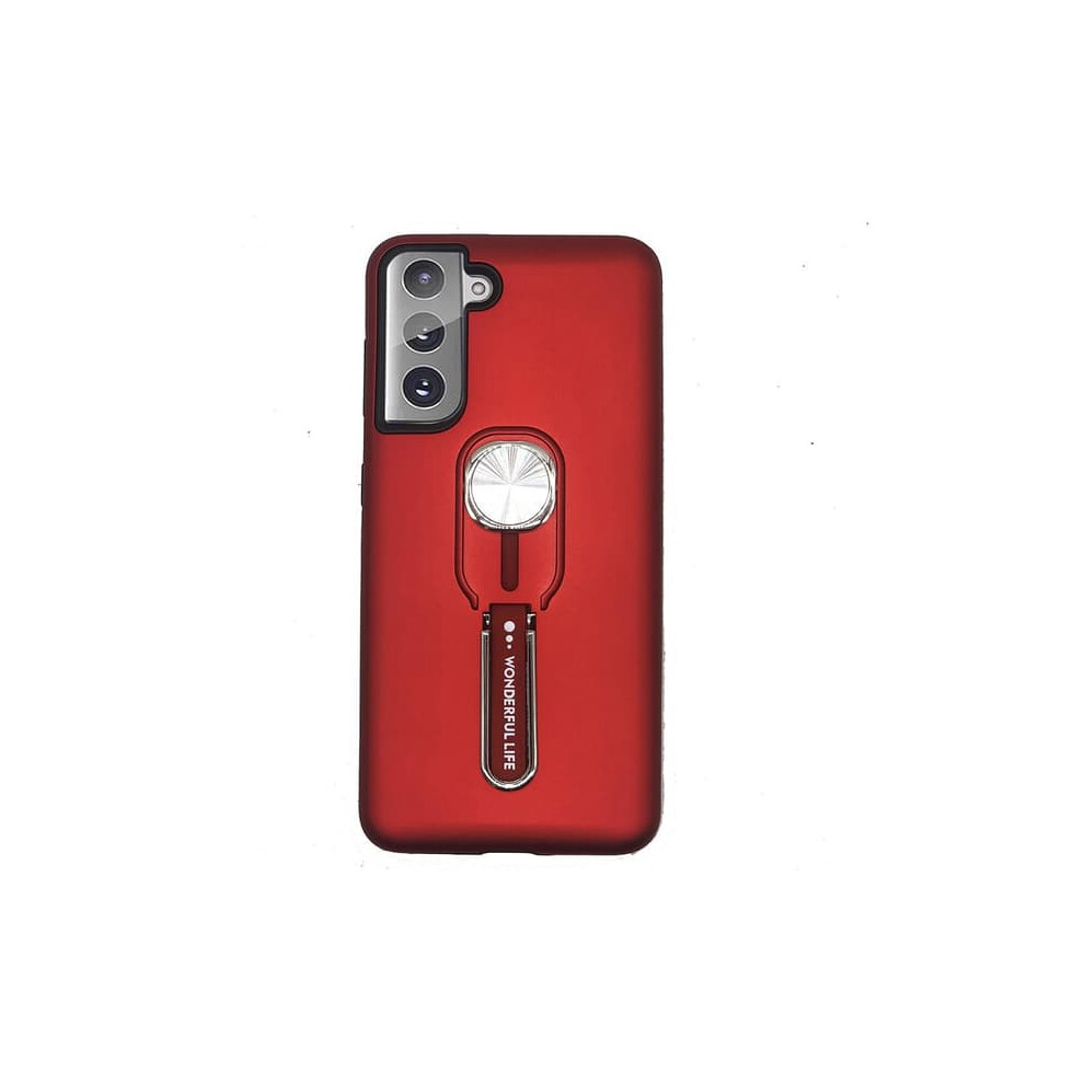 Samsung Galaxy S21 Protective Case With Holder Red 962029674993