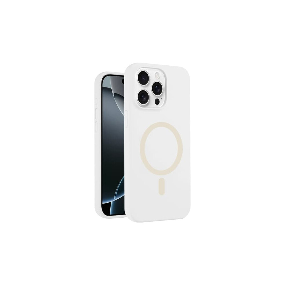 Iphone 16 Pro Max Liquid Silicone Magsafe Case White 962125852219