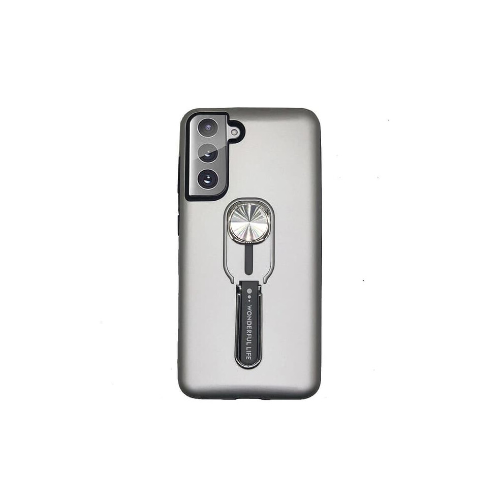 Samsung Galaxy S21 Protective Case With Holder Silver 962029674962