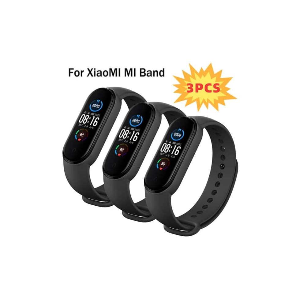 Silicone Wristbands For Xiaomi Mi Band 7/6/5/4/3 3Pcs 962029346371