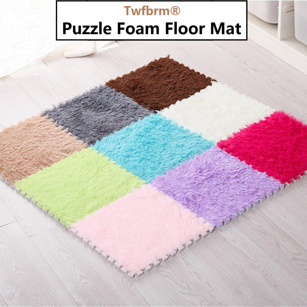Foam Puzzle Floor Mat 12X12 Inch Plush Interlocking Tiles 900223586841