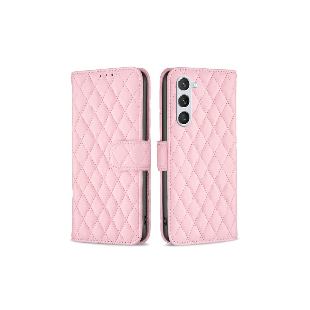 Skalo Samsung S24 Compatible Quilted Wallet Pink 962125850987