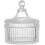 Clear crystal candy bowl with lid 12 oz 1