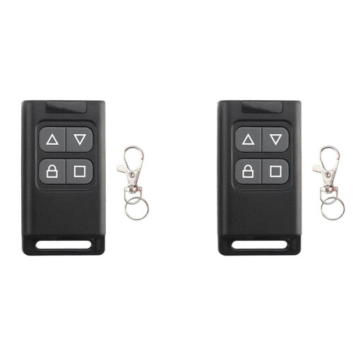2X Wireless RF 433MHz Copy Remote Control Electric Garage Door Opener Controller Duplicator Clone Cloning Transmitter