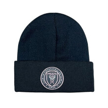 Football Fans Club Beanie Black Miami Stretch Winter Hat
