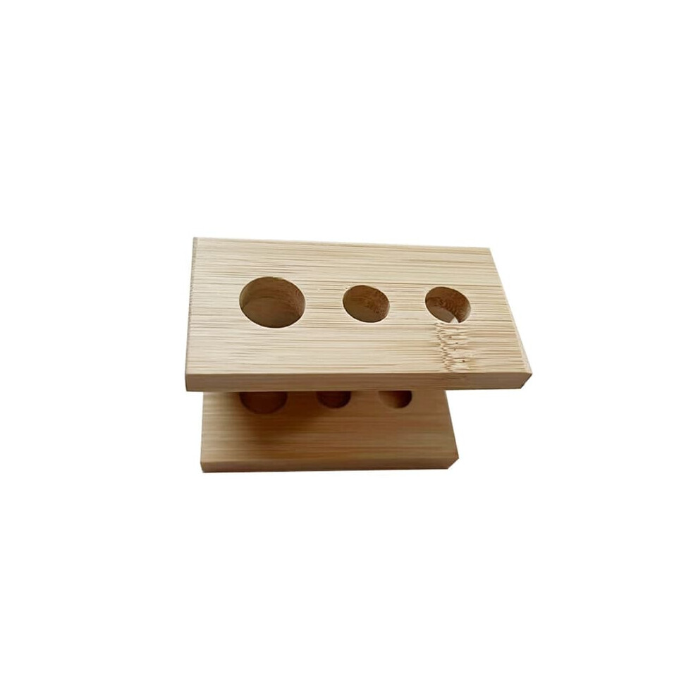 Bamboo Toothbrush Head Holder with 3 Slots