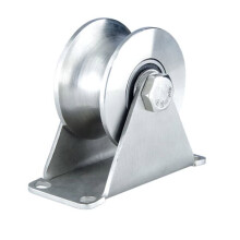 U-shaped stainless steel slide track wheel 1 piece