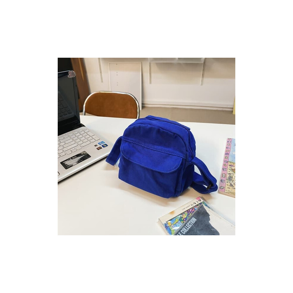 Canvas Crossbody Bag Mini Phone Shoulder Bag Blue 962125860238
