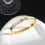 Titanium Steel Bracelet with H Charm Silver 5