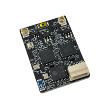 2X ELRS Receiver 433Mhz RX Dual Diversity Receiver 2x100mW Built-in C3 TCXO for RC FPV Traversing Drones Parts