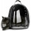 Pet Backpack for Dogs and Cats Black Breathable Capsule 1