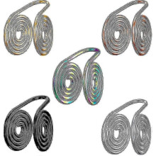 Keloid Pressure Earrings Stainless Steel Clip-On 5 pcs