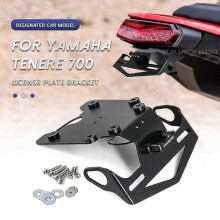 Heckkennzeichenhalter kompatibel mit Yamaha Tenere 700 (2019–2021), Motorrad, Kennzeichenhalter, Heckfender-Eliminator