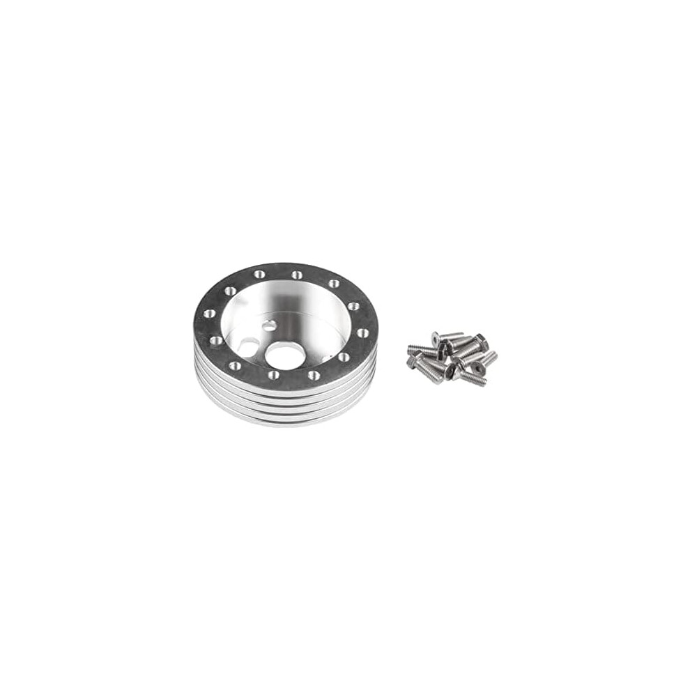 Steering Wheel Hub Adapter 0.5 Inch 6-To-3 Hole Black 962125860412