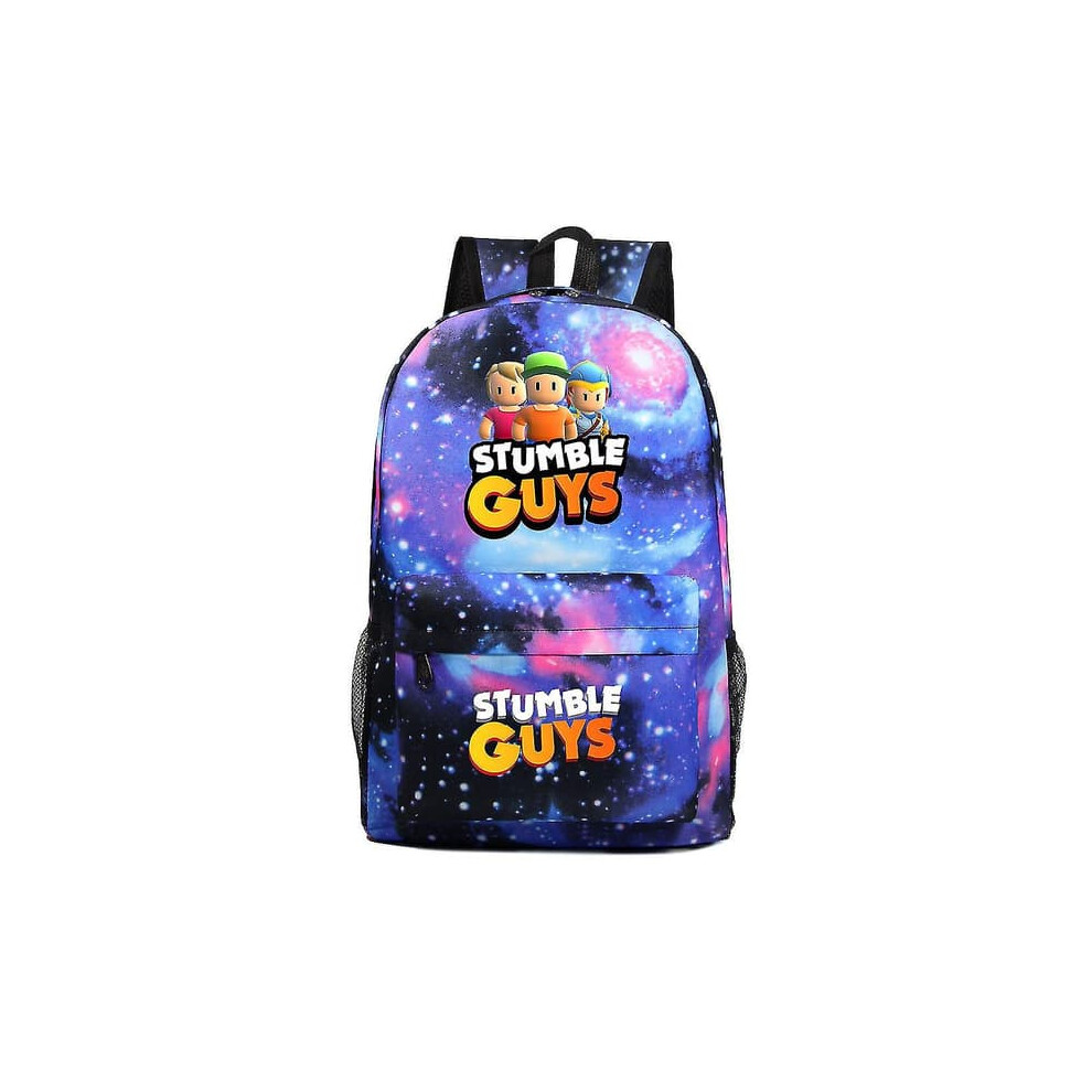 Stumble Guys backpack for teens with pencil case