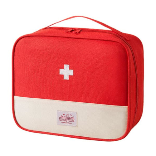 Emergency Medicine Storage Bag Red Extra Large