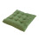 Coussin en velours cristal avec attaches, vert armée 2