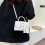 Bolsa transversal com alça superior, cor rosa, para ombro único. 7