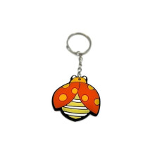 Ladybug keychain yellow colorful cute