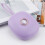 Despertador vibratório roxo com função soneca 4