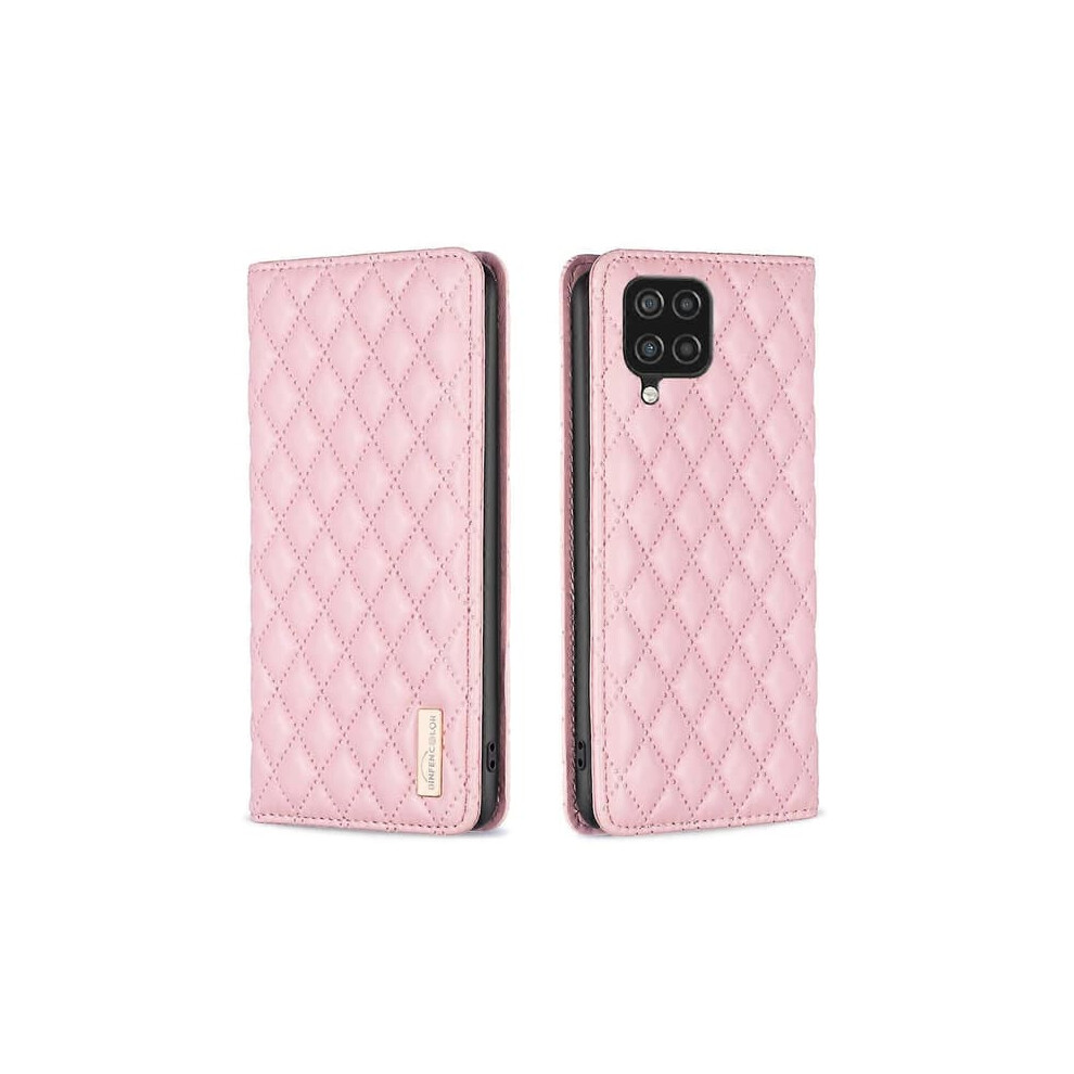 Samsung Galaxy A12 Leather Flip Case Magnetic Pink 962125862492