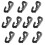 Nylon Snap Hooks for Camping 10 pcs 1