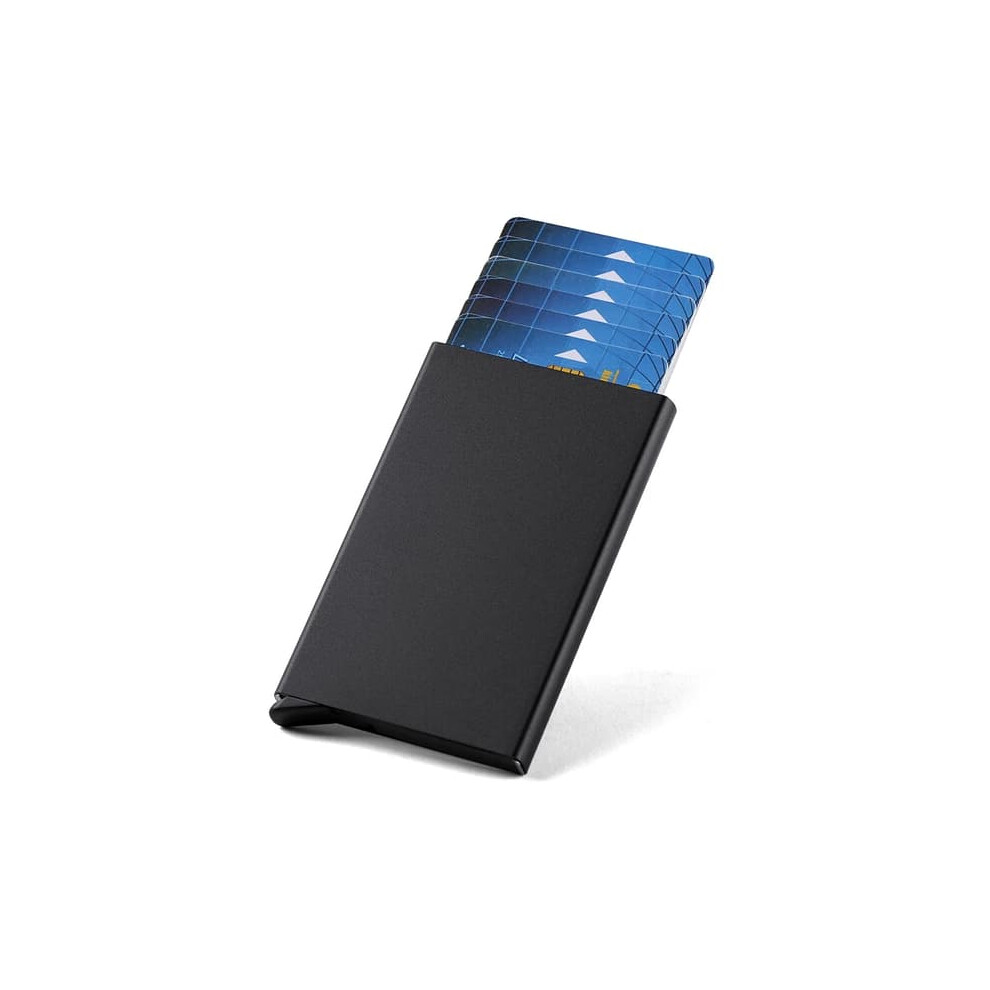 Id Credit Card Holder Wallet Anti-Rfid Slim Black 962125862829