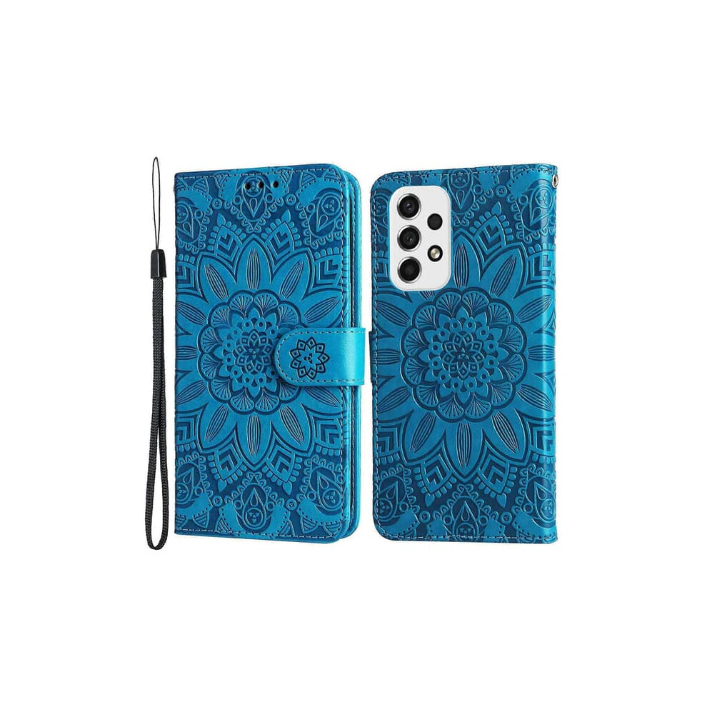 Samsung Galaxy A53 5G Sunflower Pu Leather Flip Case With 900223988072